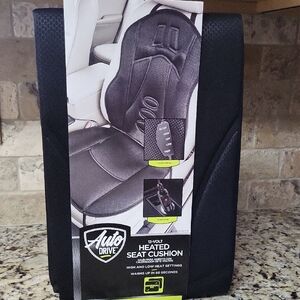 Auto Drive 12-Volt Heated Seat Cushion